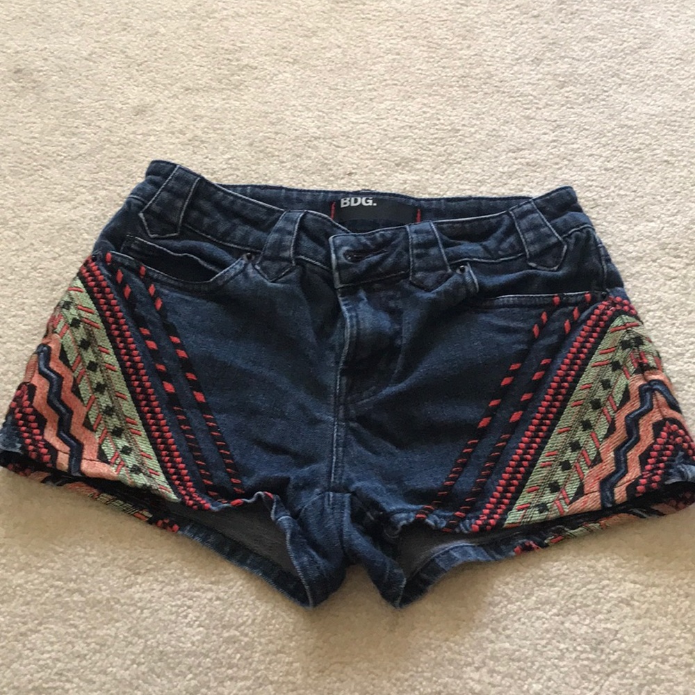 Denim shorts